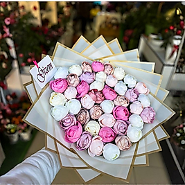 Pastel Şakayık Buketi