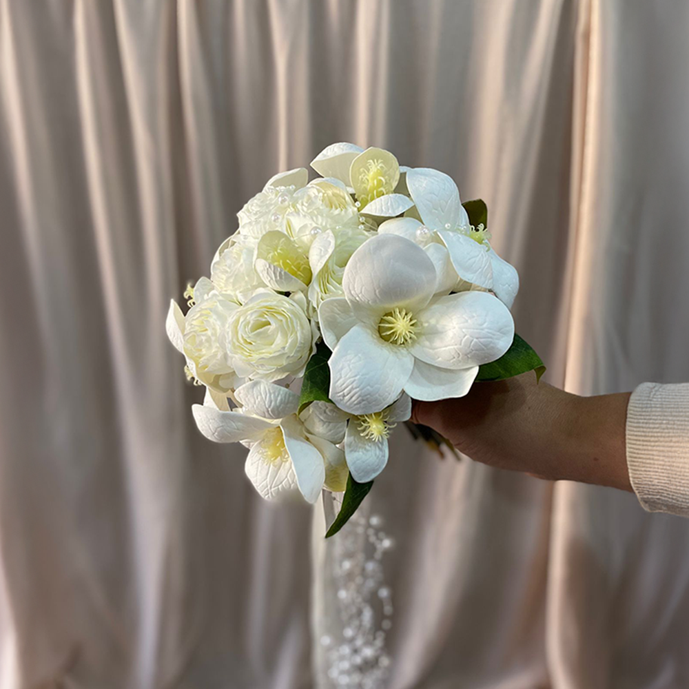 İncili Manolya Gelin Buketi